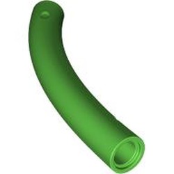 LEGO part 5717 Animal Body Part / Plant, Tail / Neck / Branch / Trunk, Middle Section with Pin Holes in Bright Green