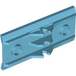 LEGO part 2440 Hinge Panel 6 x 3 in Medium Azure