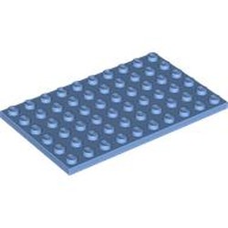 LEGO part 3033 Plate 6 x 10 in Medium Blue