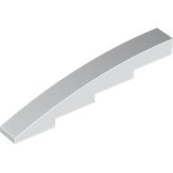 LEGO part 7217 Brick Curved 1 x 10 in White