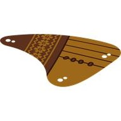 LEGO part 113955 Sail, Needs Size in Flame Yellowish Orange/ Bright Light Orange