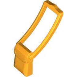 LEGO part 61976 Bag / Messenger Pouch with Long Strap in Flame Yellowish Orange/ Bright Light Orange