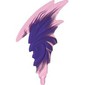 Flame, Axle, with Marbled Dark Purple Pattern