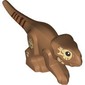 Animal, Dinosaur, Aquilops with Black Eyes, Tan Markings print