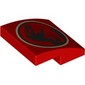 Slope Curved 2 x 2 x 2/3 with Jurassic Park Logo print