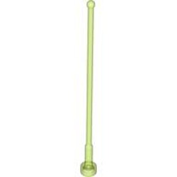 LEGO part 2569 Antenna 8H Whip in Transparent Bright Green/ Trans-Bright Green
