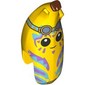 Costume Banana Half with Face, Medium Blue/Lavender Paint, Goggles print