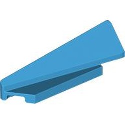 LEGO part 3388 Wedge Sloped 1 x 5 x 1 1/3 Left in Dark Azure