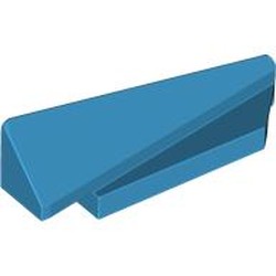 LEGO part 3389 Wedge Sloped 1 x 5 x 1 1/3 Right in Dark Azure