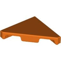 LEGO part 35787 Tile 45° Cut 2 x 2 (Triangle) in Reddish Orange