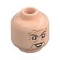 Minifig Head Mama Fratelli, Medium Nougat Eyebrows, Nougat Wrinkles, Mean Stare / Grumpy