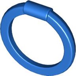LEGO part 35485 Weapon Chakram / Hoop Blade / Ring in Bright Blue/ Blue