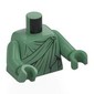 Torso, Dark Green Togo print, Sand Green Arms and Hands