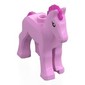Animal, Foal with Black Eyes, Dark Pink Mane, Tail print