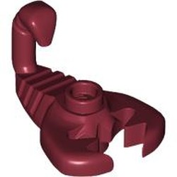 LEGO part 30169 Animal, Scorpion in Dark Red