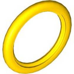 LEGO part 2815 Technic Wedge Belt Wheel Tire in Bright Yellow/ Yellow