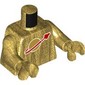 Torso, Classic Space Logo print, Pearl Gold Arms and Hands