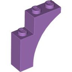 LEGO part 13965 Brick Arch 1 x 3 x 3 [Gothic] in Medium Lavender