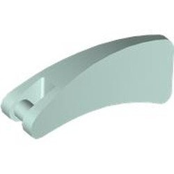 LEGO part 7511 Animal Body Part, Fin 2 x4 with Handle in Aqua/ Light Aqua