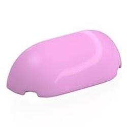 LEGO part 7518 Brick Round, Curved Triple 2 x 6 x 1 2/3 in Light Purple/ Bright Pink