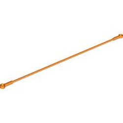 LEGO part 27965 Zipline, 22L with 2 Connectors - Flexible in Bright Orange/ Orange