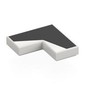 Tile 2 x 2 Corner with Black Shapes print
