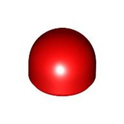 LEGO part 6908 Dome 1 x 1 x 2/3 in Bright Red/ Red