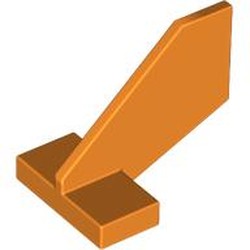 LEGO part 44661 Tail Shuttle - Small in Bright Orange/ Orange