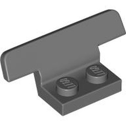 LEGO part 30925 Spoiler, Plate Special 1 x 2 in Dark Stone Grey / Dark Bluish Gray