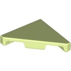 LEGO part 35787 Tile 45° Cut 2 x 2 (Triangle) in Spring Yellowish Green/ Yellowish Green