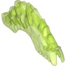 LEGO part 7553 Energy Effect, Crystalized Dragon for Spinner in Transparent Bright Green/ Trans-Bright Green
