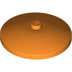 LEGO part 3960 Dish 4 x 4 Inverted [Radar] in Bright Orange/ Orange