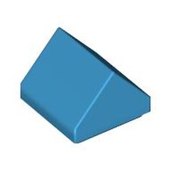 LEGO part 35464 Slope Double 45° 1 x 1 in Dark Azure