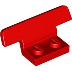 LEGO part 30925 Spoiler, Plate Special 1 x 2 in Bright Red/ Red