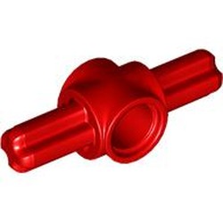 LEGO part 27940 Technic Pin Connector Hub with 2 Axles in Bright Red/ Red