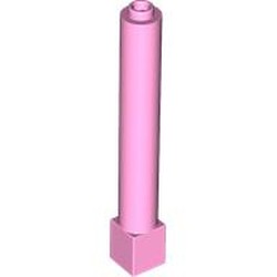 LEGO part 43888 Support Round 1 x 1 x 6 Solid Pillar in Light Purple/ Bright Pink