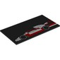 Tile 8 x 16 with Red/White F1 Racing Car, Driving Left print