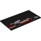 Tile 8 x 16 with Red/White F1 Racing Car, Driving Right print