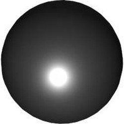 LEGO part 52629 Ball 19mm in Black
