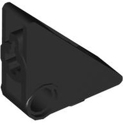 LEGO part 6613 Technic Panel 3 x 3 Triangle in Black