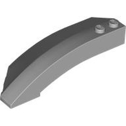 LEGO part 41749 Wedge Curved 8 x 3 x 2 Open Right in Medium Stone Grey/ Light Bluish Gray