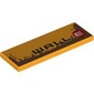 Tile 2 x 6 with 'WALL.E', Rust Stains print