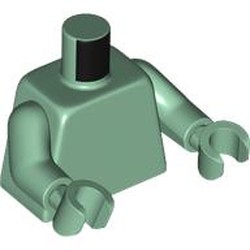 LEGO part 973c25h25 Torso, Sand Green Arms and Hands [Plain] in Sand Green
