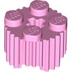 LEGO part 92947 Brick Round 2 x 2 [Grill] in Light Purple/ Bright Pink