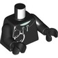 Torso, Hoody, White Laces, Faces print, Black Arms and Hands