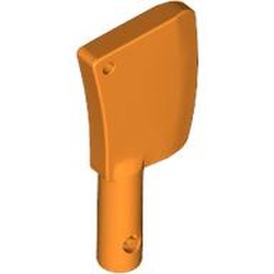 LEGO part 98369 Equipment Cleaver, no Holes in Bright Orange/ Orange