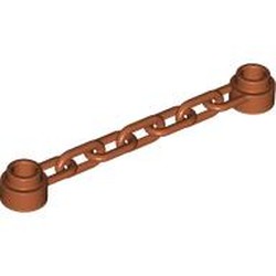 LEGO part 92338 Chain 6L [5 Links] in Dark Orange