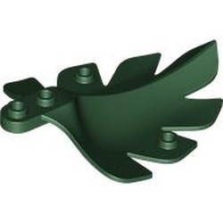 LEGO part 7571 Plant, Leaf, Needs Size in Earth Green/ Dark Green