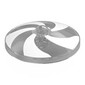 Dish 4 x 4 Inverted with Open Stud [Radar] with White Swirls print