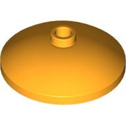 LEGO part 43898 Dish 3 x 3 Inverted [Radar] in Flame Yellowish Orange/ Bright Light Orange